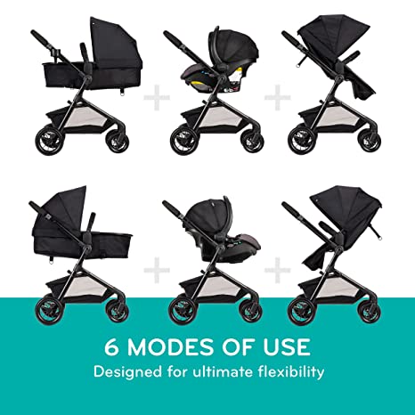 Evenflo Pivot Modular Travel System with Bassinet