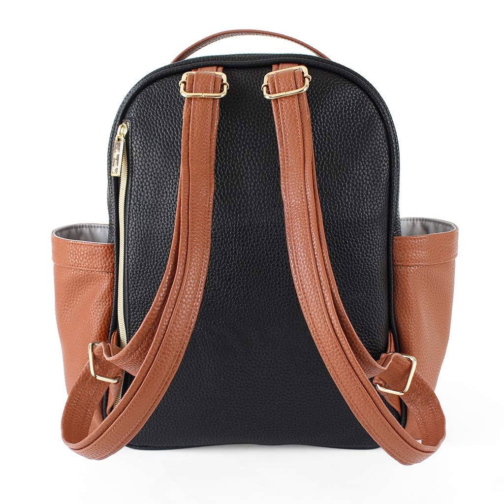 Itzy Ritzy Mini Diaper Bag – Chic Backpack with Vegan Leather Changing Pad
