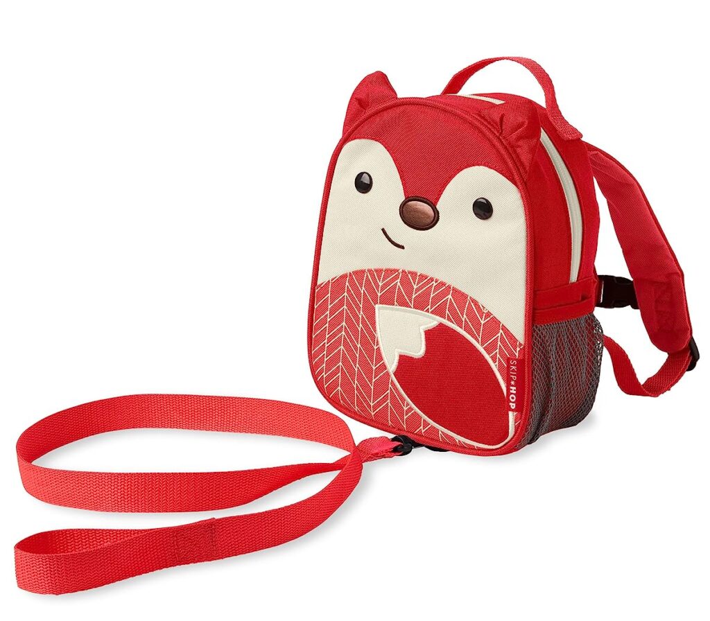 Skip Hop Toddler Backpack Leash, Zoo, Fox
