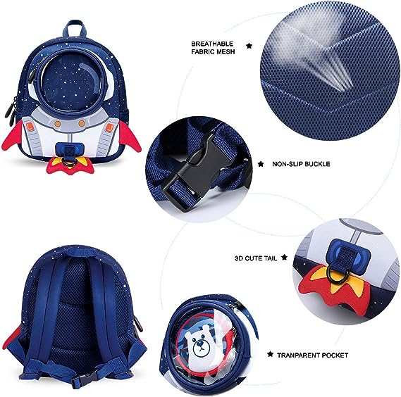 Yisibo Kids Backpack with Safety Leash, Anti-lost Children Toddler Backpack