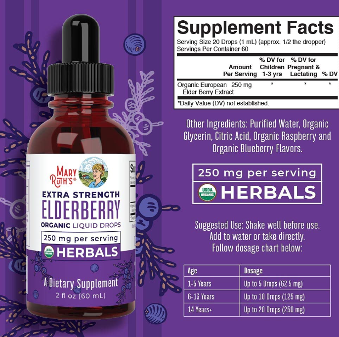 mary ruth elderberry supplement
