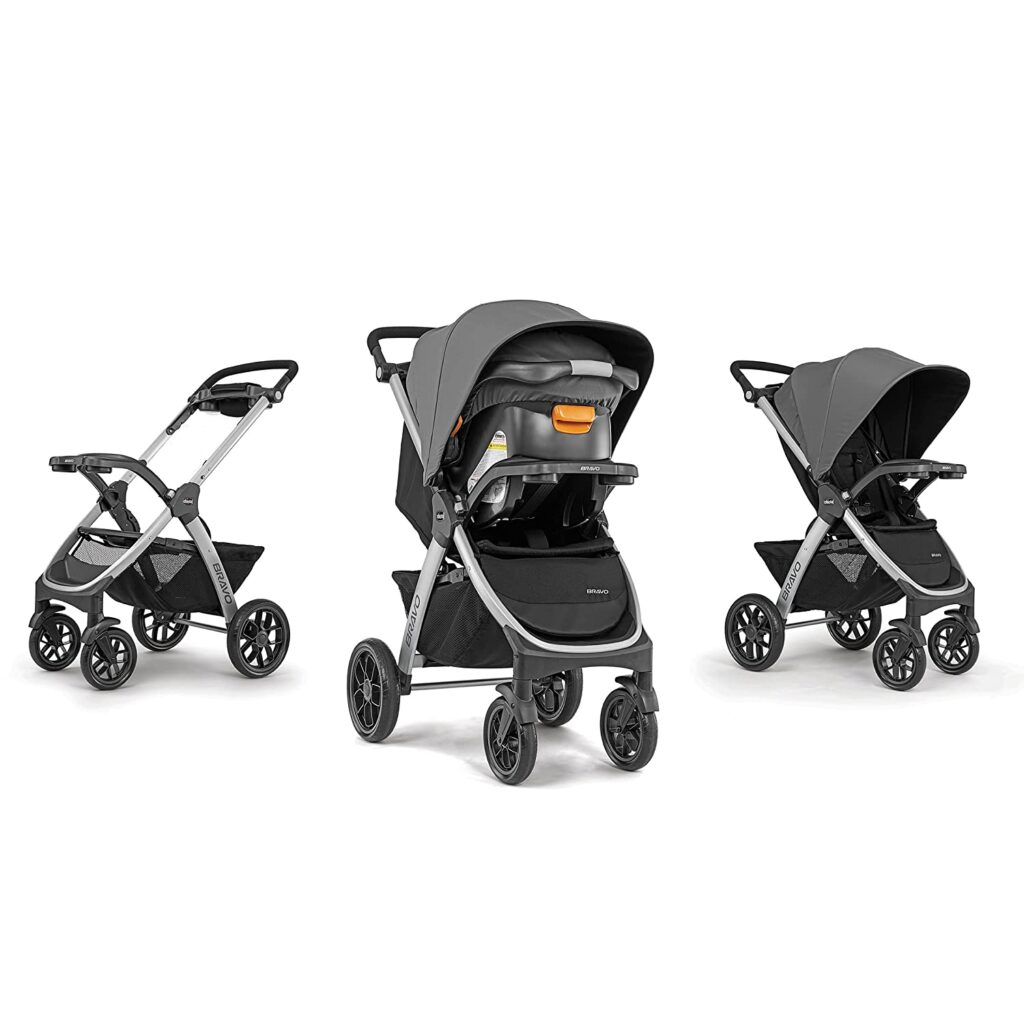 Chicco Bravo Trio Stroller with Carrycot