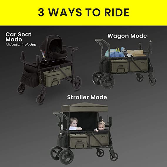 Delta Children Deluxe Wrangler Stroller Wagon