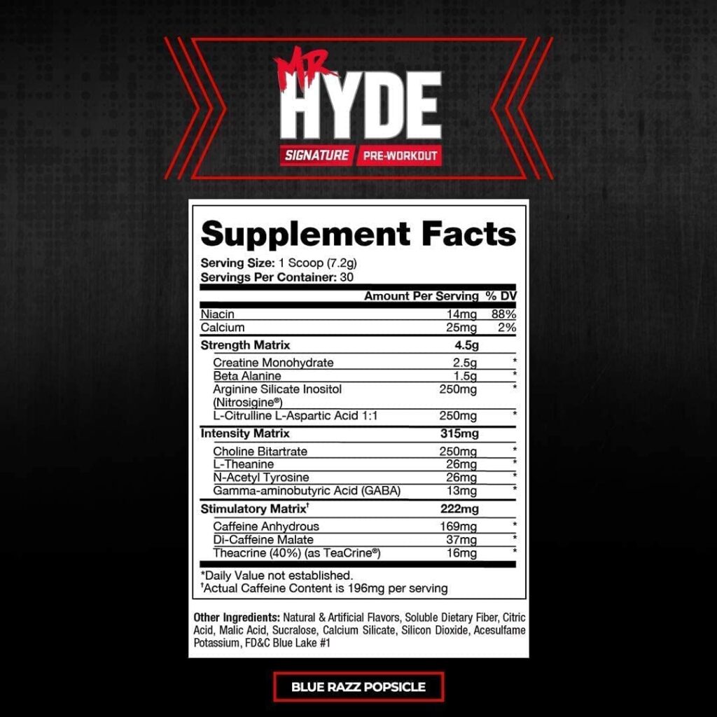 Hyde Pre Workout