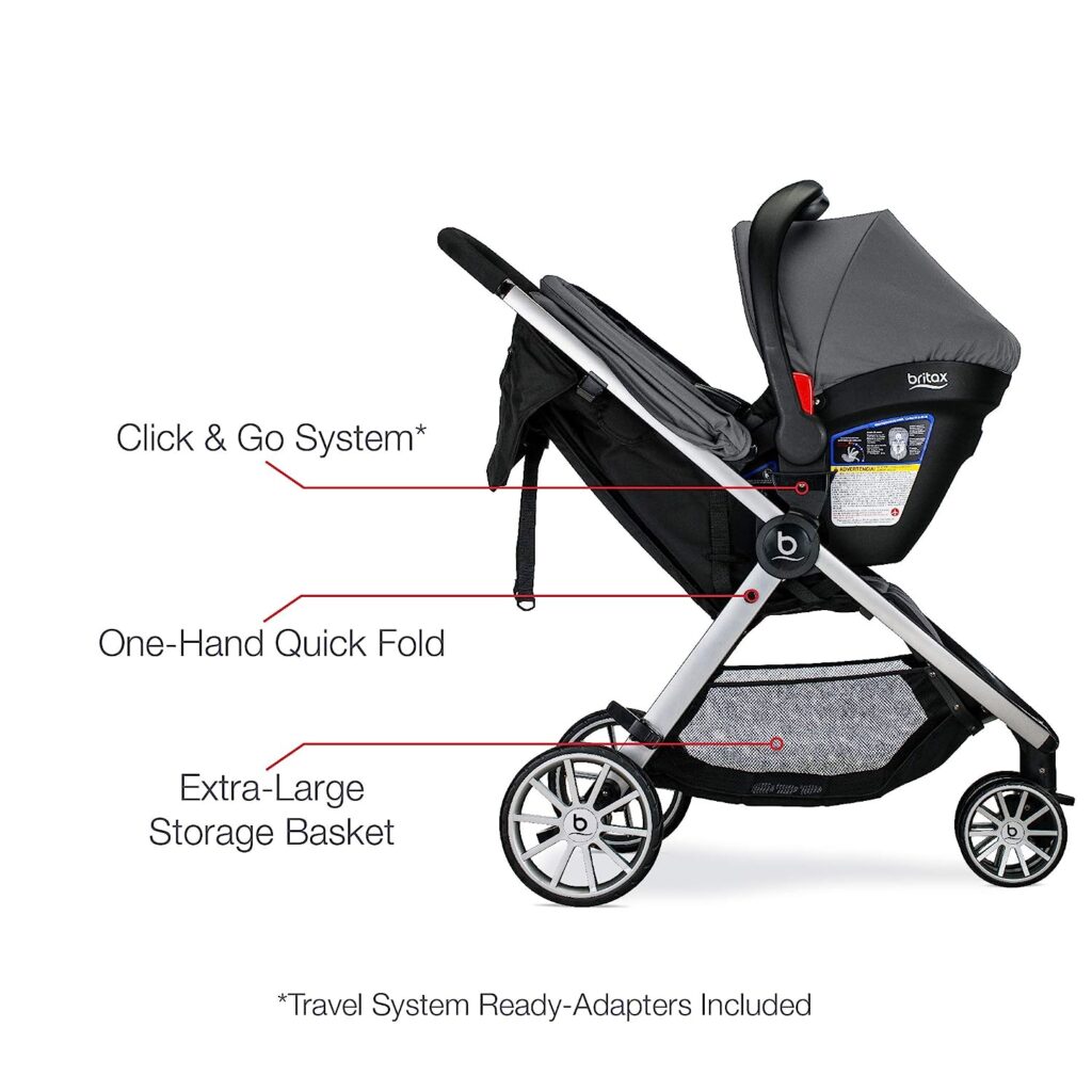 BRITAX B-Lively Travel System with car seat