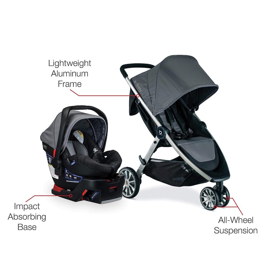BRITAX B-Lively Travel System with infant car seat