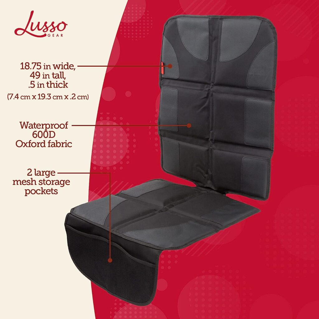 Lusso Gear Car Seat Protector for Child Car Seat