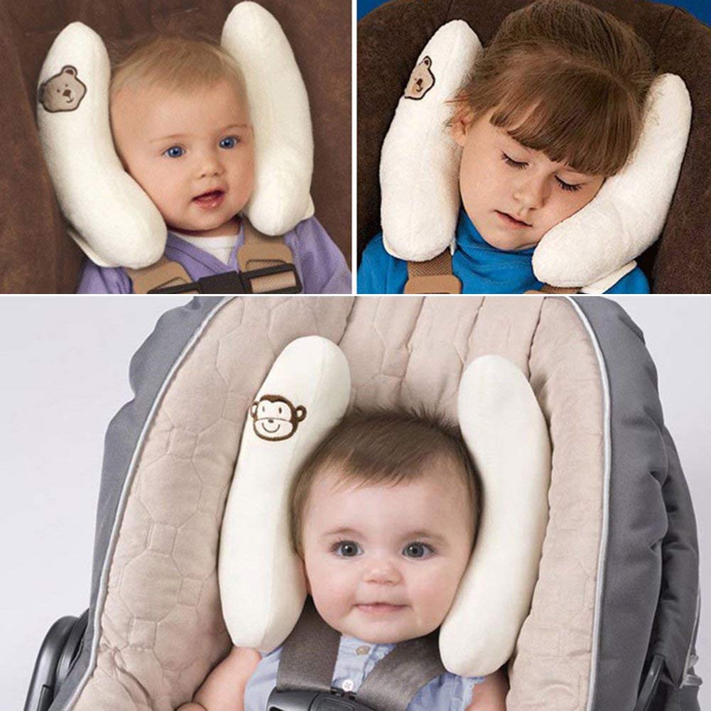 Newborn car seat head support