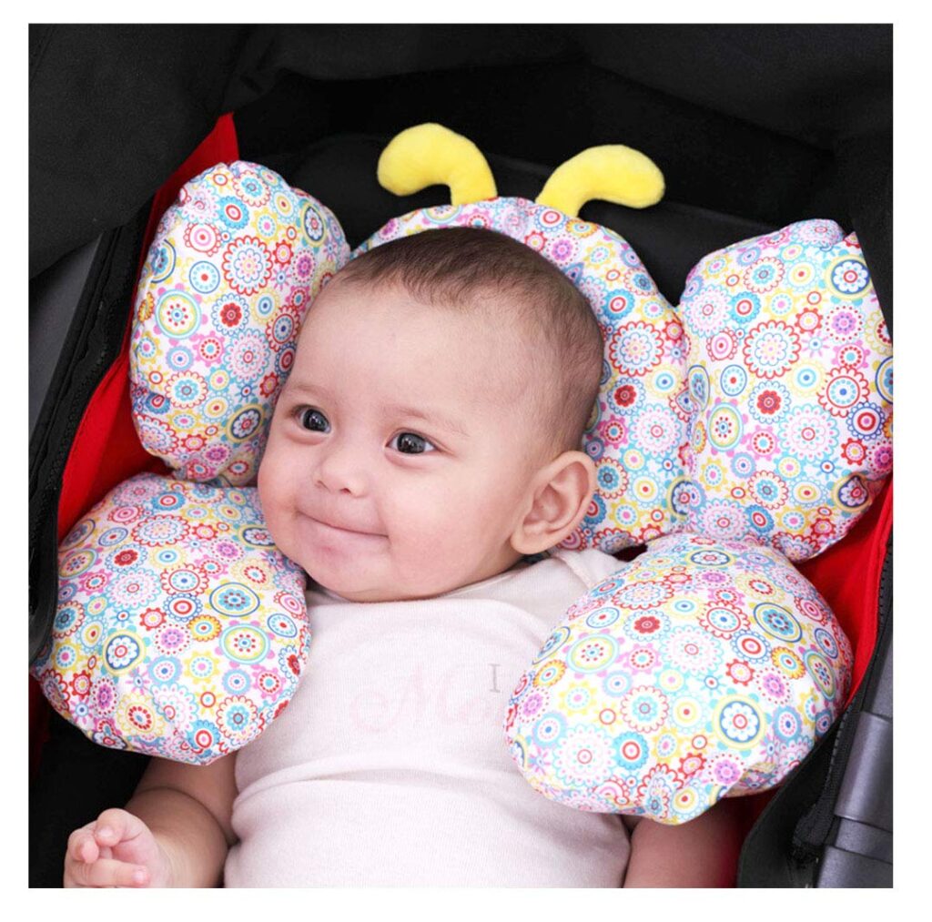 Newborn car seat neck support