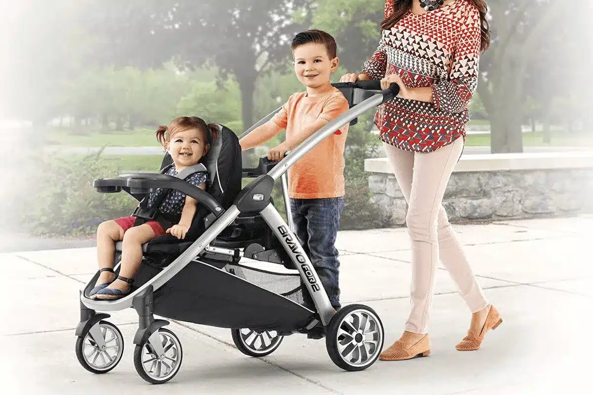 Sit-and-stand-stroller