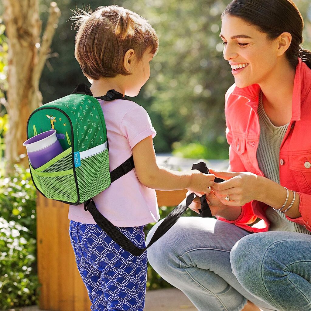 Brica By-My-Side Toddler Safety Harness Backpack With Leash