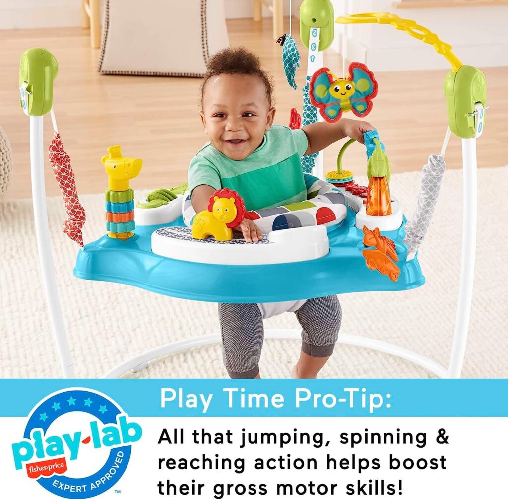 Fisher-Price Baby Bouncer Color Climbers Jumperoo Activity Center