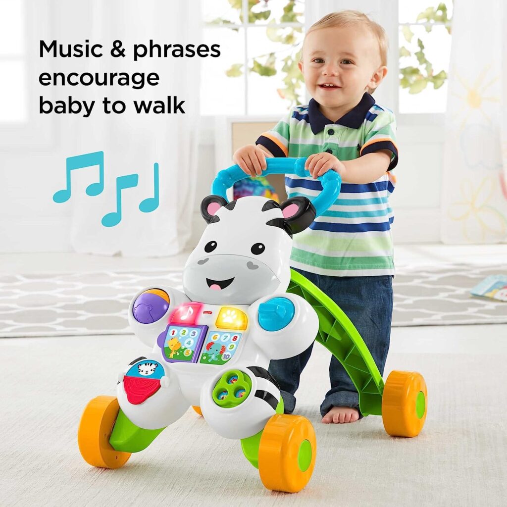 Fisher-Price Baby Learning Toy Learn With Me Zebra Walker