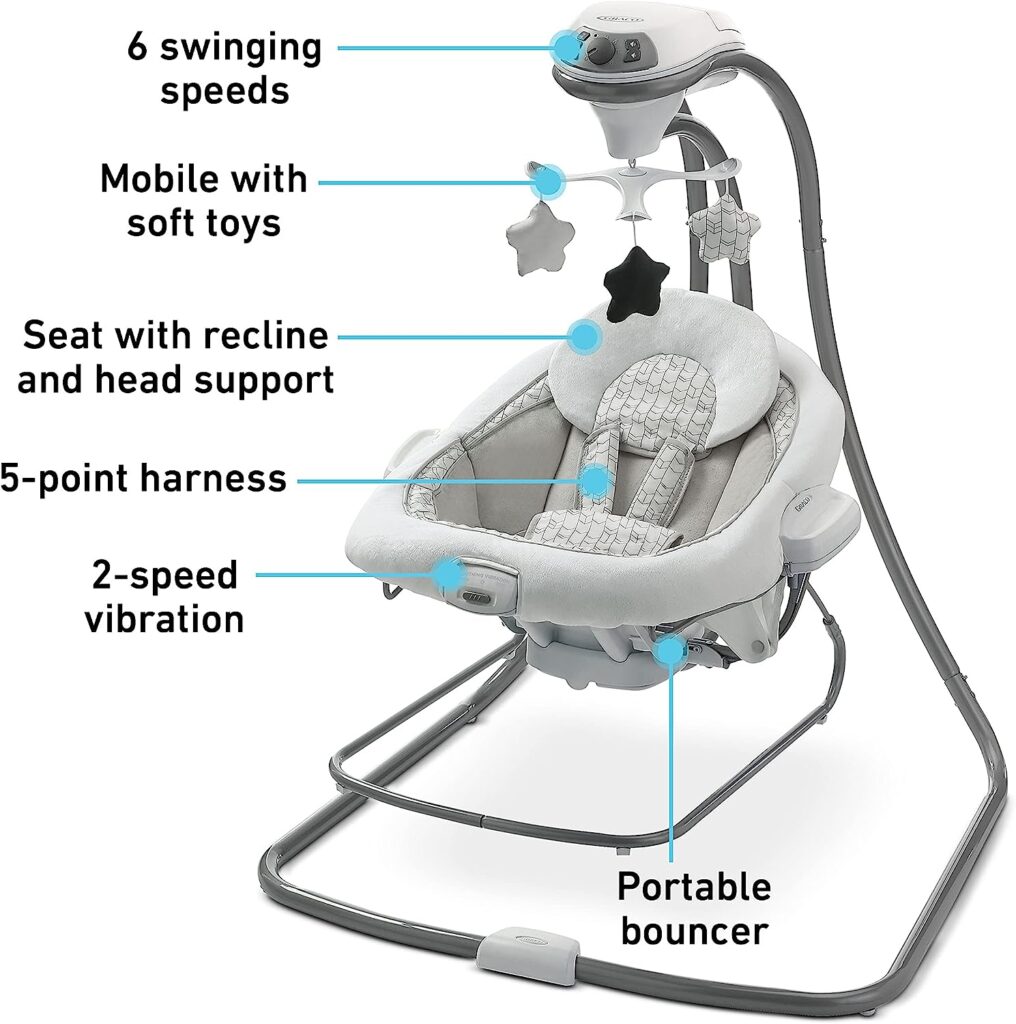 Graco DuetConnect LX Swing and Bouncer, Redmond