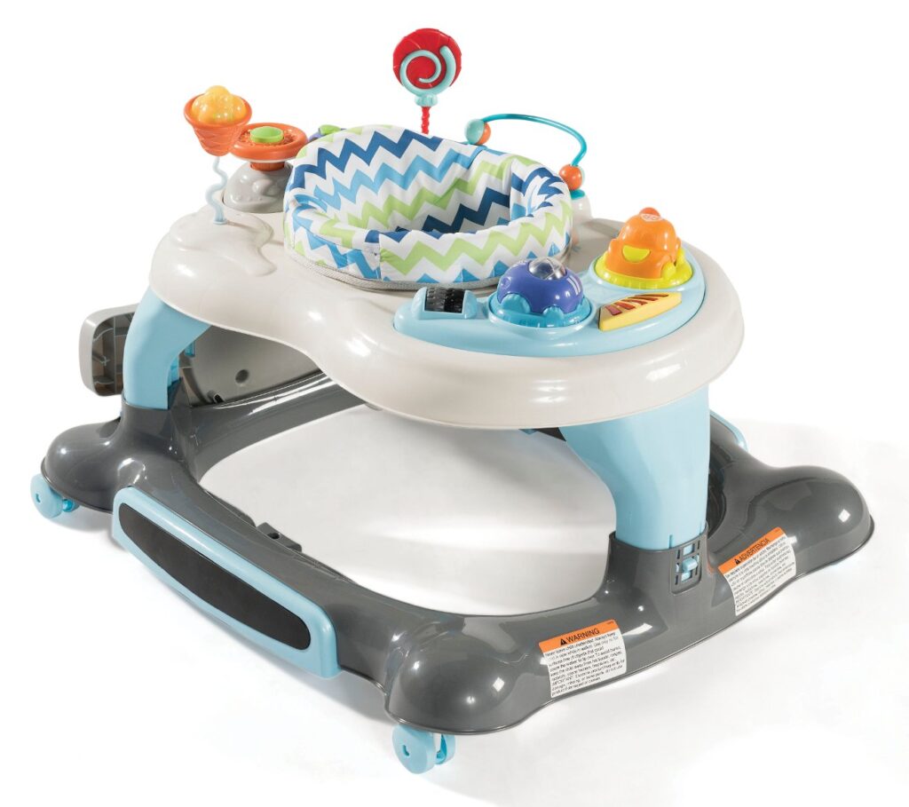 Storkcraft 3-in-1 Activity Walker and Rocker with Jumping Board Feeding Tray