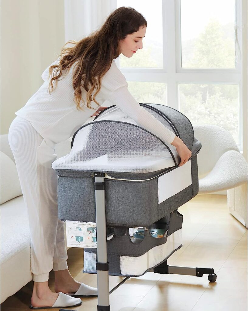 bassinet with wheels